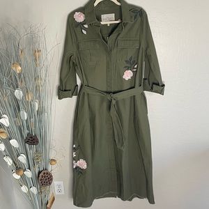 NWT RACHEL by Rachel Roy women’s Army Green Cargo jacket in Size L military